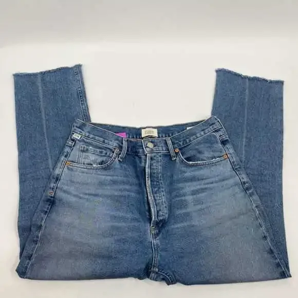 Citizens Of Humanity Jolene Jeans | Blue Cotton Regular 31 Women’s - Picture 7 of 9